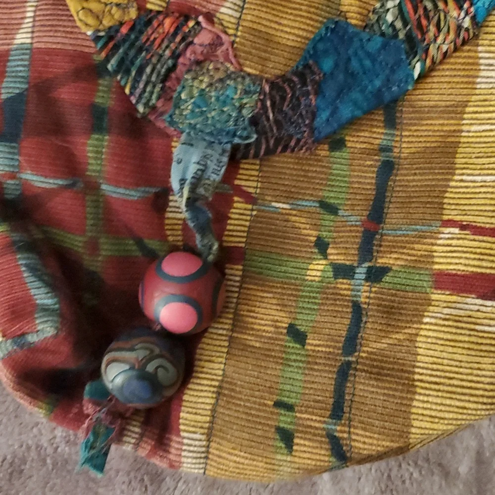 Boho single pocket purse - Picture 2 of 3